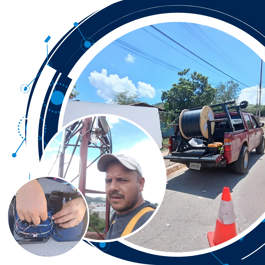 Equipo técnico de CSN Comunicaciones desarrollando infraestructura para proveedores de internet en Venezuela